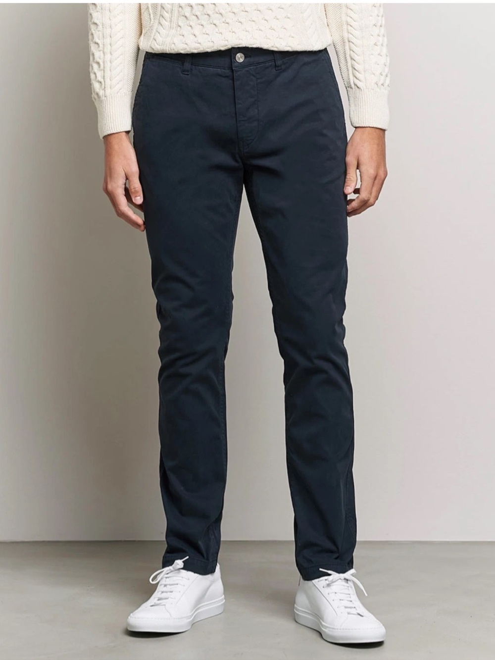 Betabrand Pants Mens Size Navy Chino Slim Fit Tapered MARCO $220 34X32 NWT
